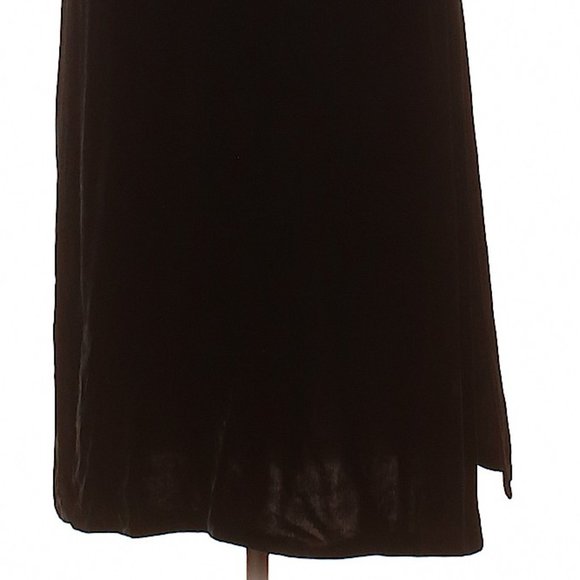 Express Black Velvet & Silk Maxi Dress - Picture 5 of 5